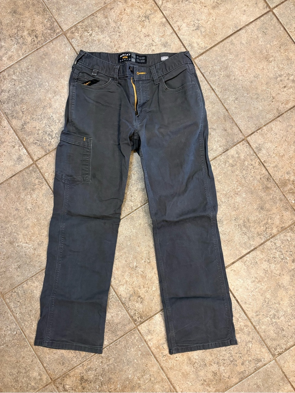 Ariat Men's Rebar Charcoal Cargo Work Pants
